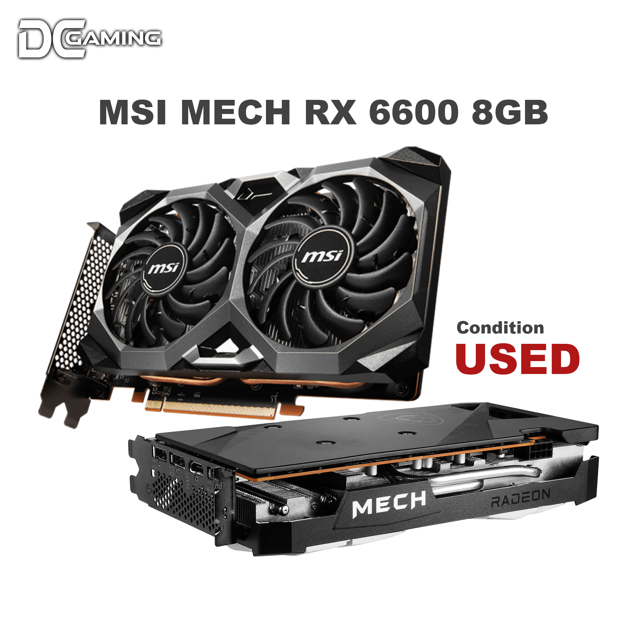 MSI RX 6600 8GB DDR6 - USED